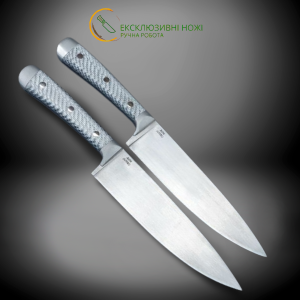 СРІБНИЙ КУХАР ніж ручної роботи майстра Fomenko Knifes, сталь - CPM® М398™ 62-63 HRC